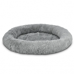 Harmony Oval Cat Bed in Grey, 17" L x 14" W @ Petco