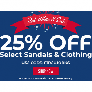 4th of July Sale - 25% Off Select Sandals & Clothing @ Skechers US