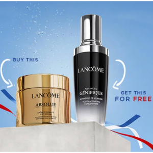 4th of July B1G1 Free Offer @ Lancome 
