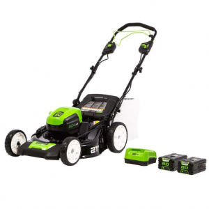 $100 off Greenworks 80V Lithium-Ion 21" Self Propelled Mower With Two Batteries & Charger @Costco