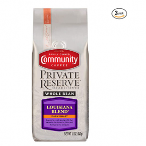 Community Coffee 混合深焙咖啡豆 3包/12 Ounces @ Amazon