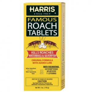 Harris Roach Tablets, Boric Acid Roach Killer with Lure, Alternative to Bait Traps, 6oz @ Amazon