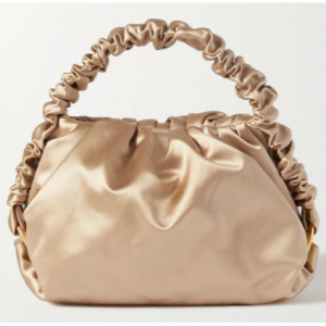 S.JOON Baby Bao ruched satin tote @ NET-A-PORTER