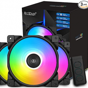 Amazon - Pccooler 超频三 皓月HALO RGB 120mm 电脑机箱风扇 ，6折