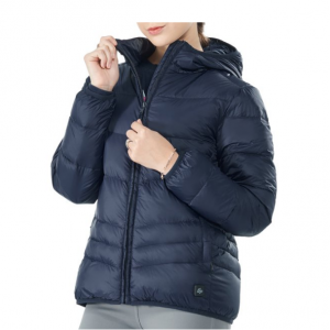 69% Off Topbuy Women's Heated Down Jacket Hooded Puffer Winter Coat Navy @ Walmart
