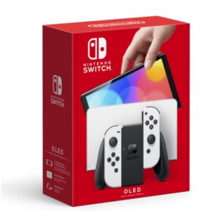 Nintendo Switch (OLED model) w/ White Joy-Con for $329 @Walmart