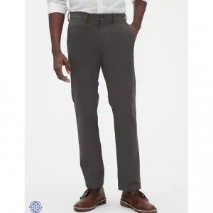 GapFlex Essential Khakis in Straight Fit with Washwell @ Gap Factory