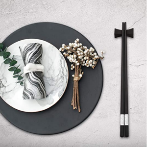 Hiware 镶银/金边玻璃纤维筷子 10双 @ Amazon