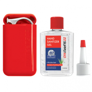 SupplyAID No-Touch Utility Hand Key Tool Sanitizing Box, 2-Oz Hand Sanitizer & Fill Tip@Snow Joe