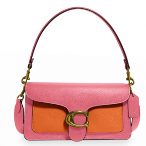 51% Off COACH 1941 Tabby Colorblock Mixed Leather Shoulder Bag @ Neiman Marcus
