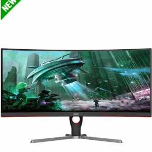 $80 off AOC 30" Widescreen LCD LED Curved Gaming Monitor @Office Depot 