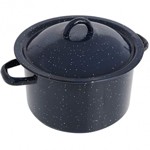 IMUSA 碳钢珐琅锅+锅盖 6夸脱 @ Amazon