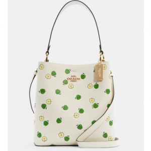 60% Off Coach Town Bucket Bag With Apple Print @ Coach Outlet