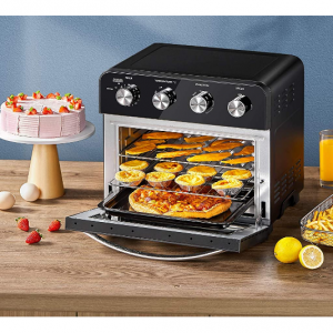 50% OFF cooka 10-in-1 Air Fryer Oven, 24 QT large Convection Toaster Oven @ Amazon