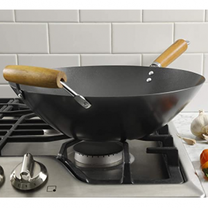 Kenmore Hammond 14寸中式平底碳钢炒锅 @ Amazon