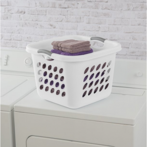 Sterilite 1.5 Bushel Ultra™ Square Laundry Basket White @ Walmart