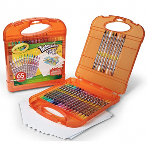Crayola Twistables 彩色铅笔套装+40张画纸 @ Amazon