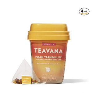 Teavana Peach Tranquility, Herbal Tea with Chamomile and Notes of Citrus, 60 Count @ Amazon