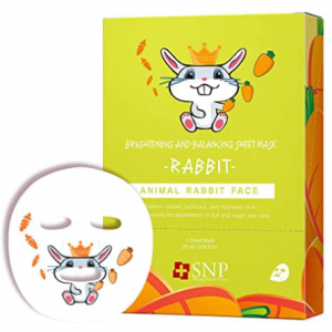 SNP Animal Character Korean Face Sheet Mask Skincare @ Amazon