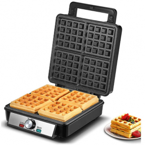 AIICOOK 4片式华夫饼机 1200W功率 @ Amazon