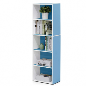 Furinno 5层多用途收纳书架 蓝色 @ Amazon