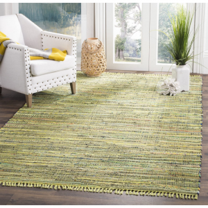 Safavieh 手工编织纯棉地毯 3' x 5' @ Amazon