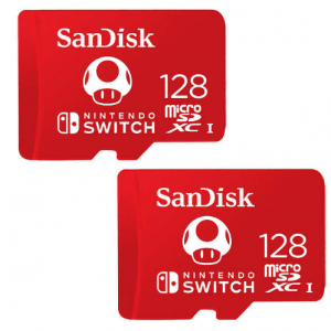 Costco - SanDisk 128GB 蘑菇配色 microSDXC 存儲卡 2件裝，直降$10 