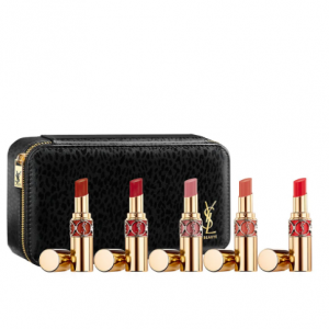 Yves Saint Laurent Rouge Volupte Shine Makeup Bag 6-Piece Holiday Set @ Saks Fifth Avenue 