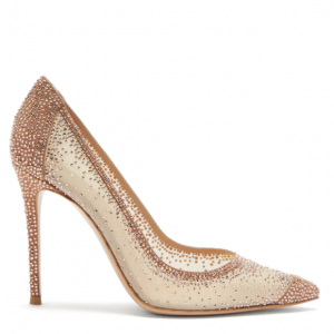 GIANVITO ROSSI Crystal-embellished 高跟鞋