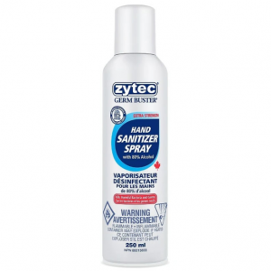 Zytec Germ Buster 80% Alcohol Hand Sanitizer Spray - 250mL @ Staples CA