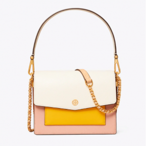 Tory Burch 官网精选Tory Burch Robinson拼色单肩包优惠