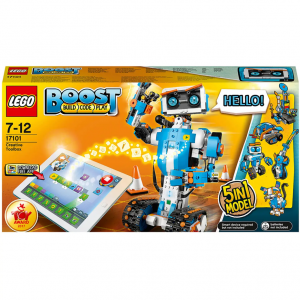 LEGO Boost 5合1智能机器人17101，科技编程  (847 颗)  @ Zavvi