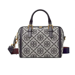 New! Tory Burch T Monogram Jacquard Barrel Bag @ Saks Fifth Avenue