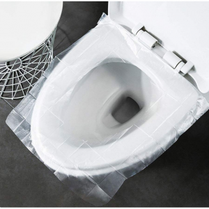 50PCS Travel Disposable Toilet Seat Cover Portable WC Pad Toilet Mat @ Amazon