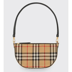 Bergdorf Goodman官网精选 BURBERRY Olympia 复古格纹半月腋下包热卖