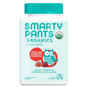 SmartyPants USDA Organic Kids & Toddler Formula Multivitamin, 180 Vegetarian Gummies @ Costco 