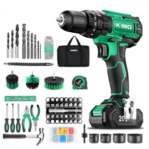 KIMO 无绳锂离子充电电钻工具 68件套 @ Amazon
