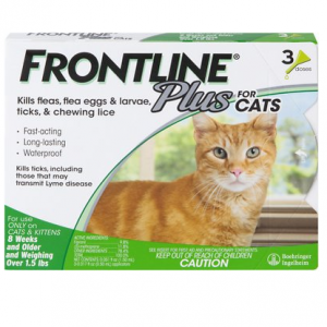 Frontline Plus Flea & Tick Spot Treatment for Cats, over 1.5 lbs @ Chewy