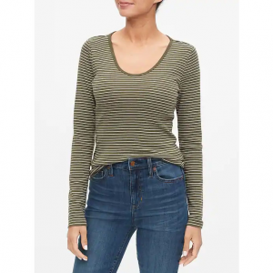 刷新史低!! GAP 女士修身圆领T恤 @ Gap Factory