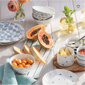 Lenox 全场陶瓷餐具热卖 收蝶舞花香、金枝玉叶系列