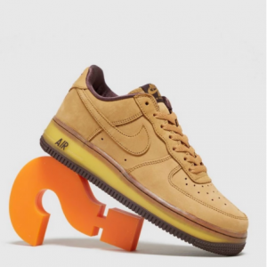 Size.co.uk官网 Nike Air Force 1 Low 'Wheat Mocha' 空军一号女款摩卡小麦低帮篮球鞋5.7折热卖 
