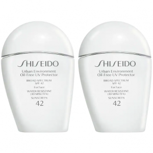 Shiseido Urban Environment Oil-Free UV Protector Broad Spectrum Face Sunscreen SPF 42 Duo @Sephora