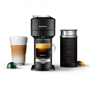 Nespresso® by Breville Vertuo Next Premium Coffee Machine with Aeroccino in Black