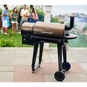 Cuisinart CPG-4000 Wood BBQ Grill & Pellet Grill and Smoker, 45" x 49" x 39.4", Black @ Woot