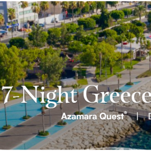 7-Night Greece Intensive Voyage for AUD$2060 @Azamara Club Cruises 