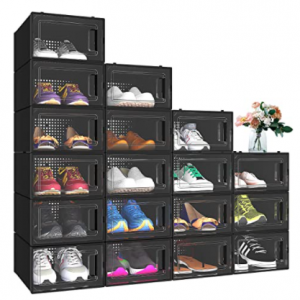 YITAHOME 透明收纳鞋子收纳盒 18个！