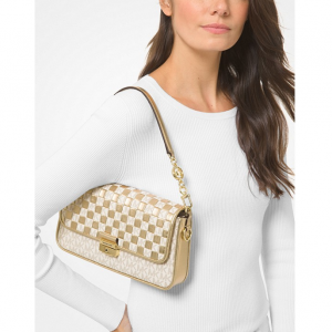 Michael Kors官网 Bradshaw 小号编织腋下包4折热卖