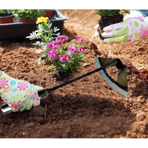 Slashare  手持式全钢硬化空心锄头，园艺种植好帮手