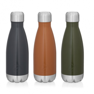 Ozark Trail 12oz Vacuum Insulated Stainless Steel Water Bottle, Set of 3 @ Walmart