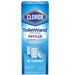 Clorox ToiletWand Disinfecting Refills, Disposable Wand Heads, 10 Count @ Amazon